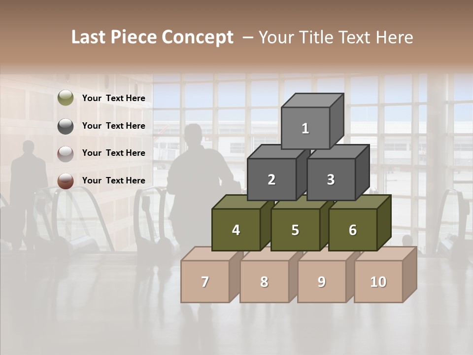 Trip Tunnel Baggage PowerPoint Template