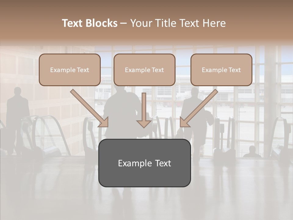 Trip Tunnel Baggage PowerPoint Template