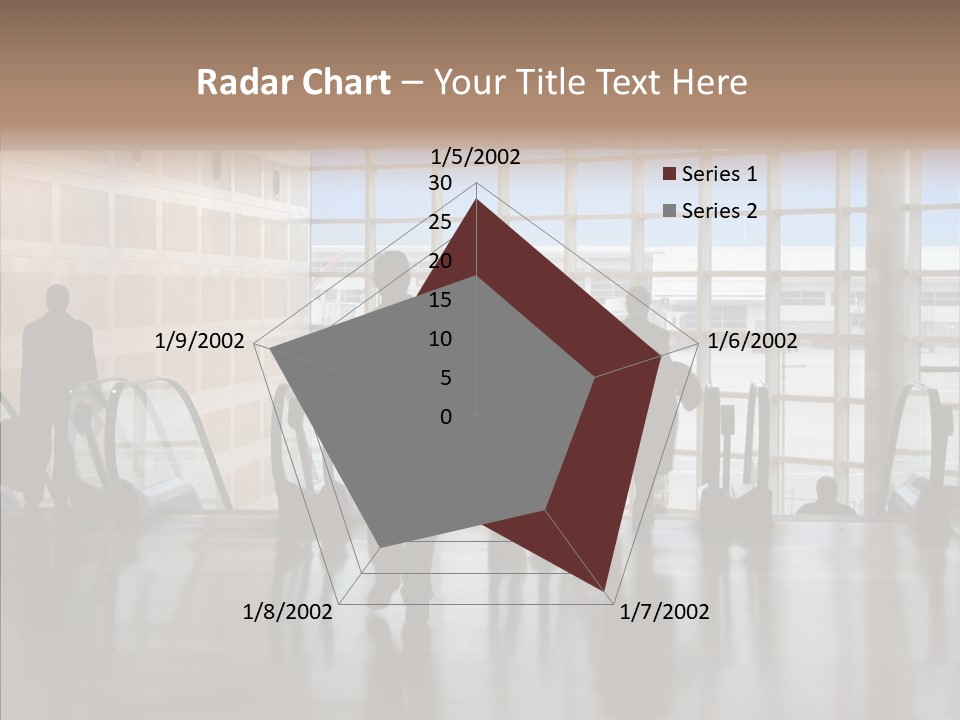Trip Tunnel Baggage PowerPoint Template
