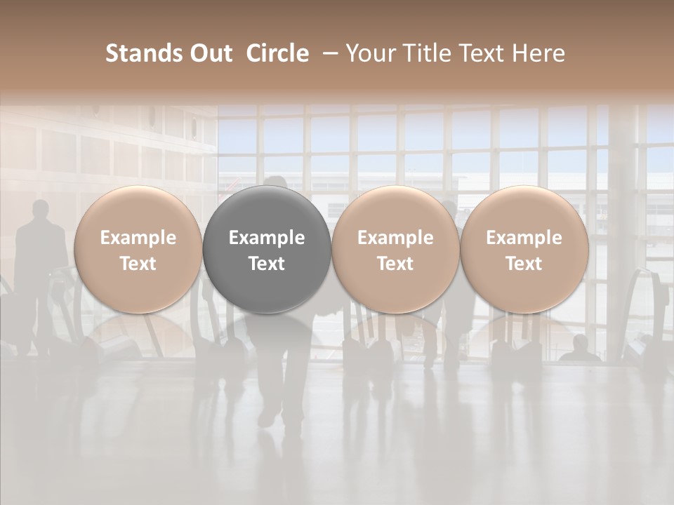 Trip Tunnel Baggage PowerPoint Template