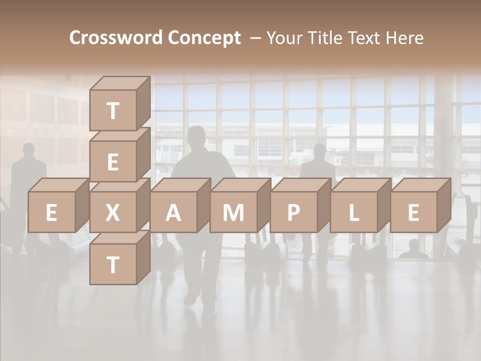 Trip Tunnel Baggage PowerPoint Template
