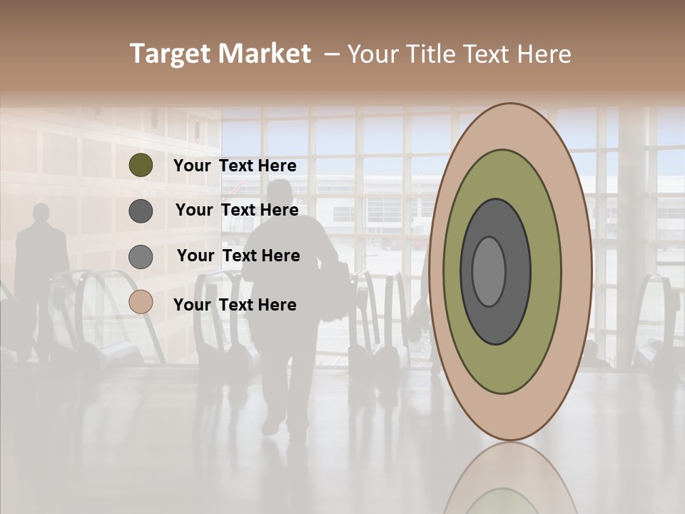Trip Tunnel Baggage PowerPoint Template