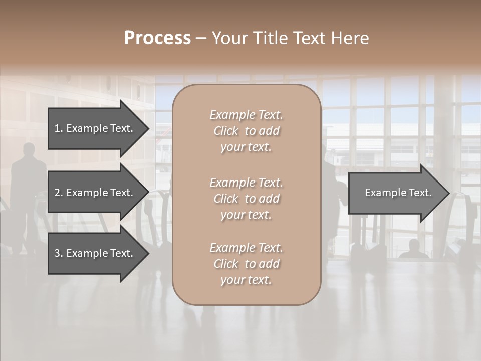 Trip Tunnel Baggage PowerPoint Template