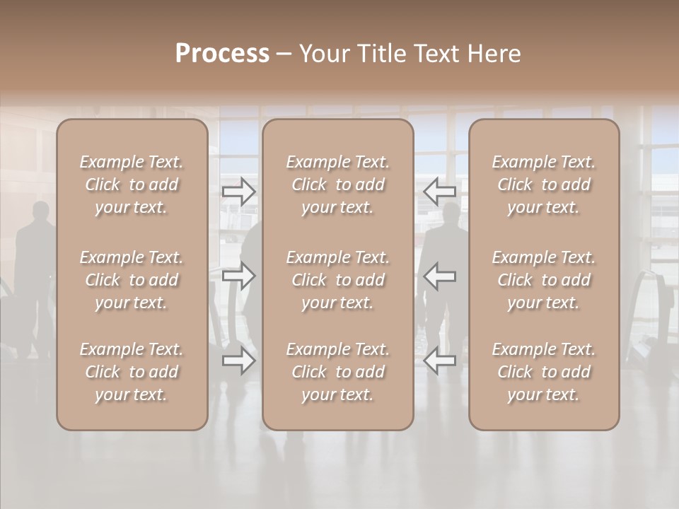 Trip Tunnel Baggage PowerPoint Template