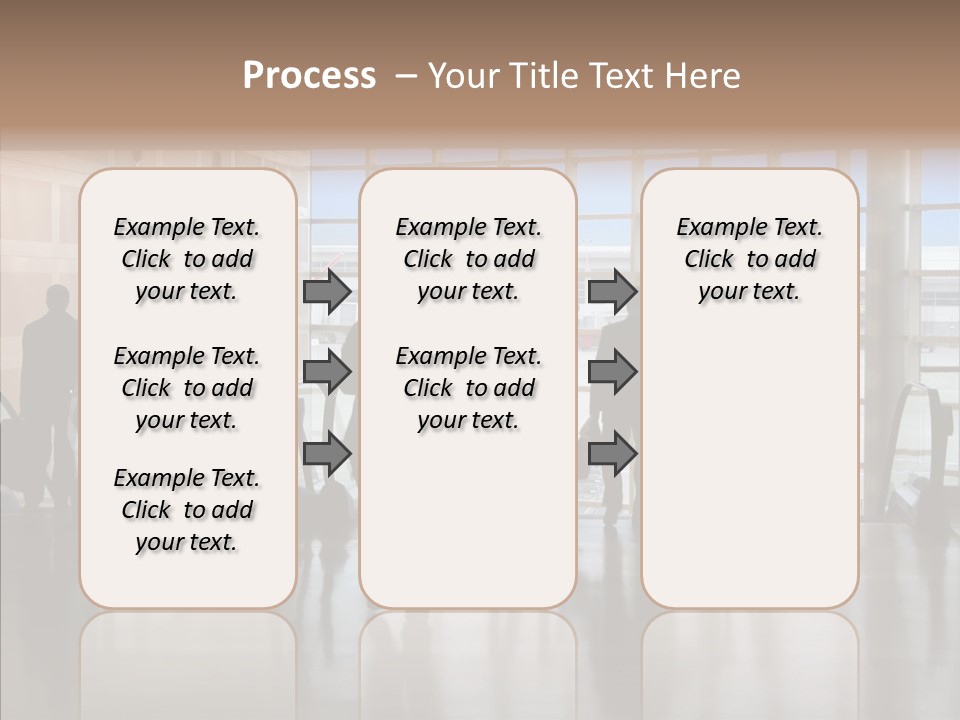 Trip Tunnel Baggage PowerPoint Template
