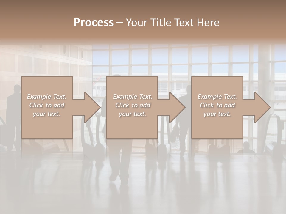 Trip Tunnel Baggage PowerPoint Template