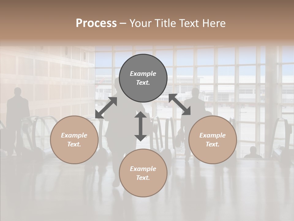 Trip Tunnel Baggage PowerPoint Template