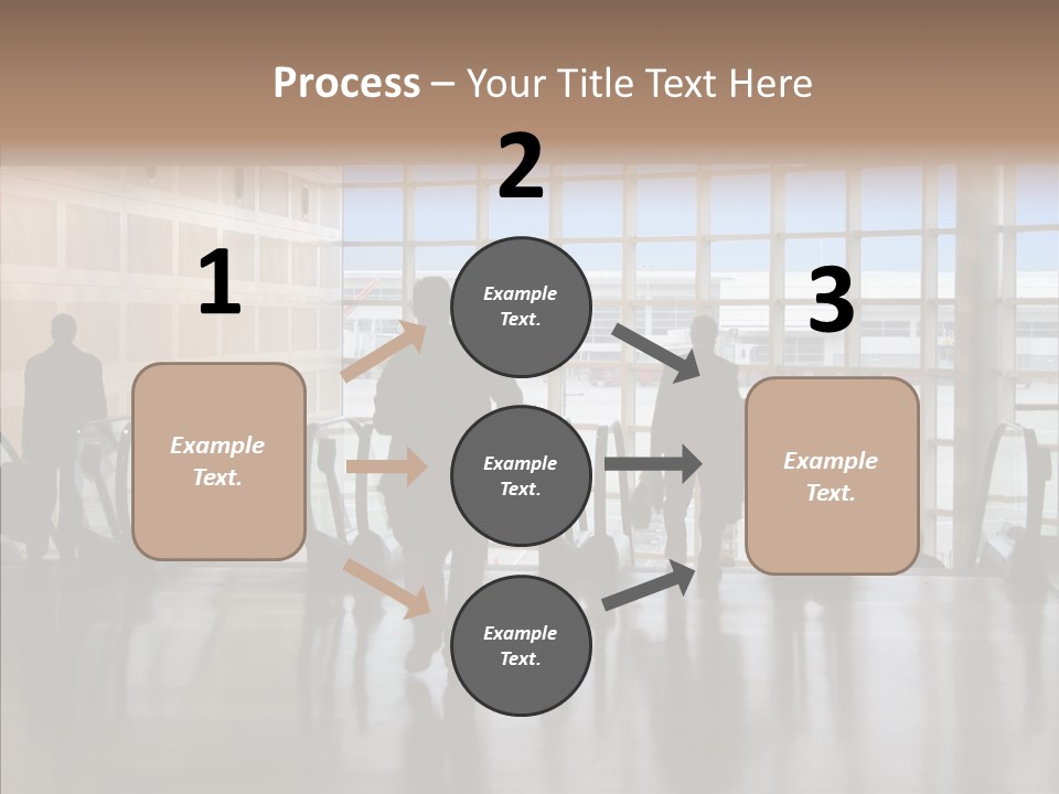 Trip Tunnel Baggage PowerPoint Template