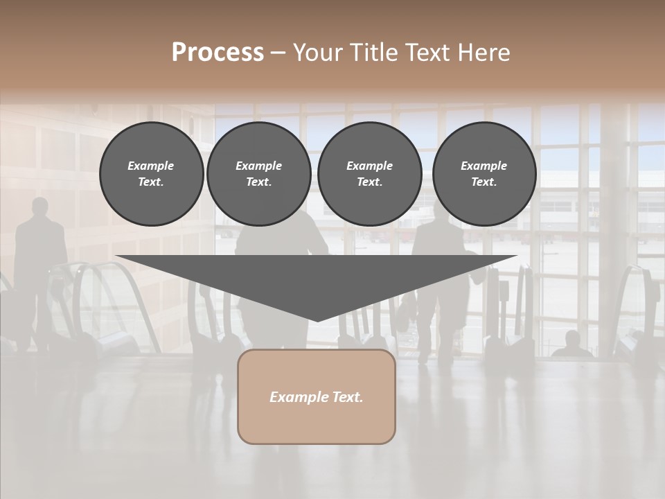 Trip Tunnel Baggage PowerPoint Template