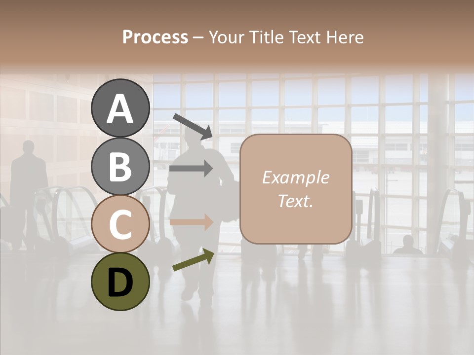 Trip Tunnel Baggage PowerPoint Template