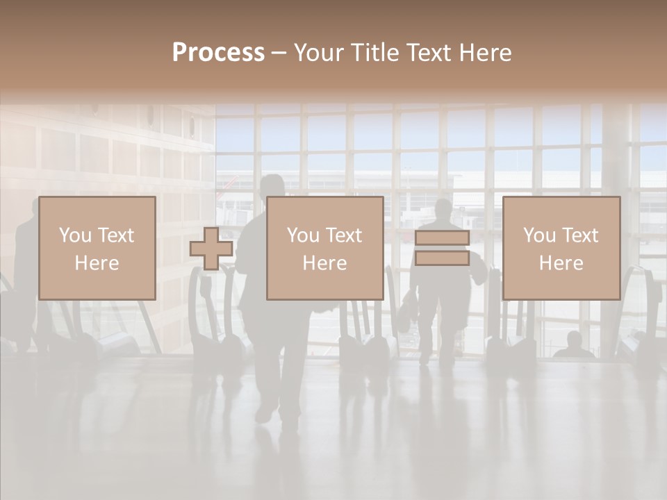 Trip Tunnel Baggage PowerPoint Template