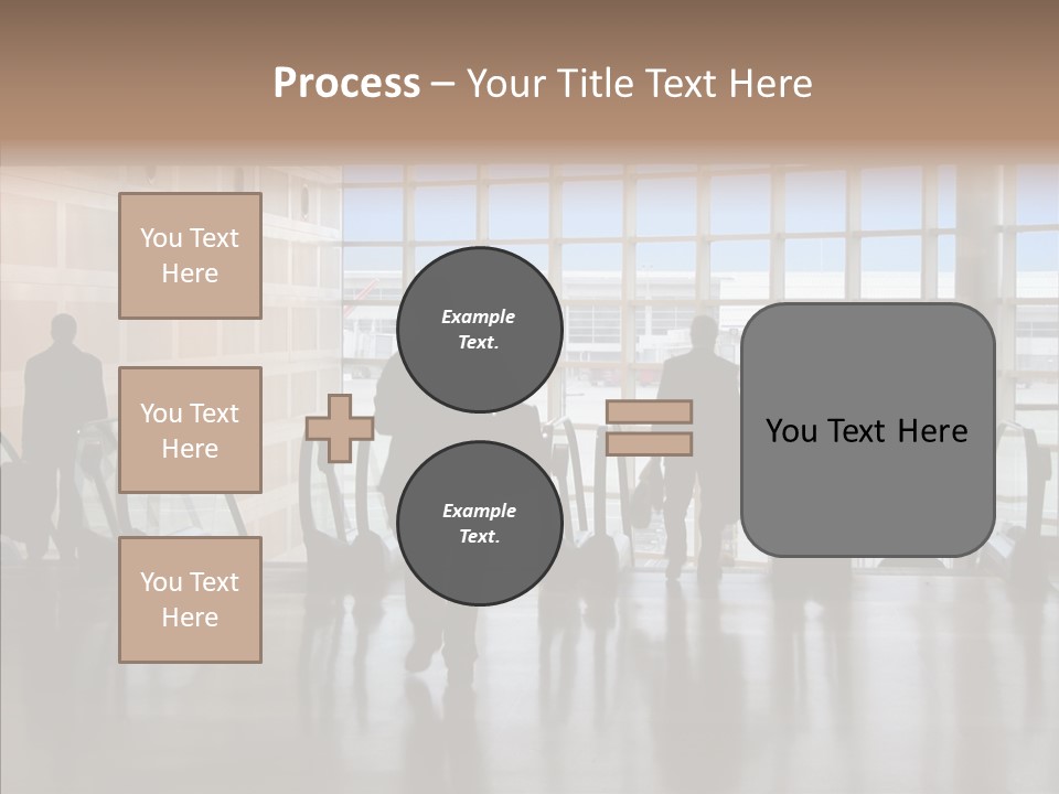 Trip Tunnel Baggage PowerPoint Template