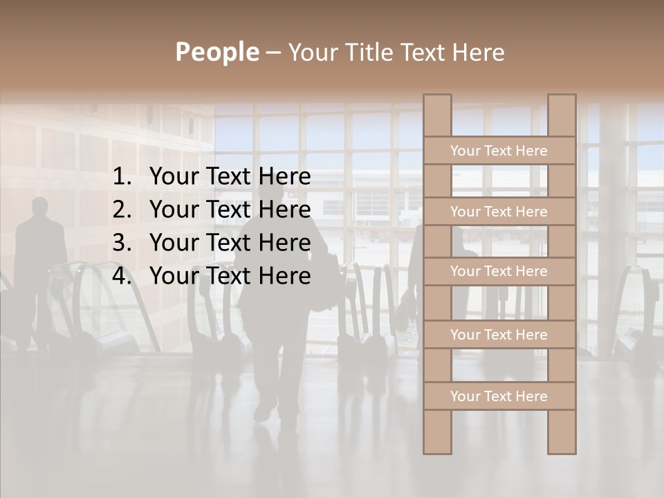 Trip Tunnel Baggage PowerPoint Template