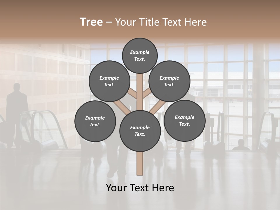 Trip Tunnel Baggage PowerPoint Template