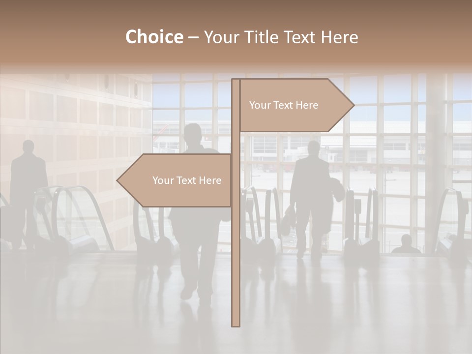 Trip Tunnel Baggage PowerPoint Template