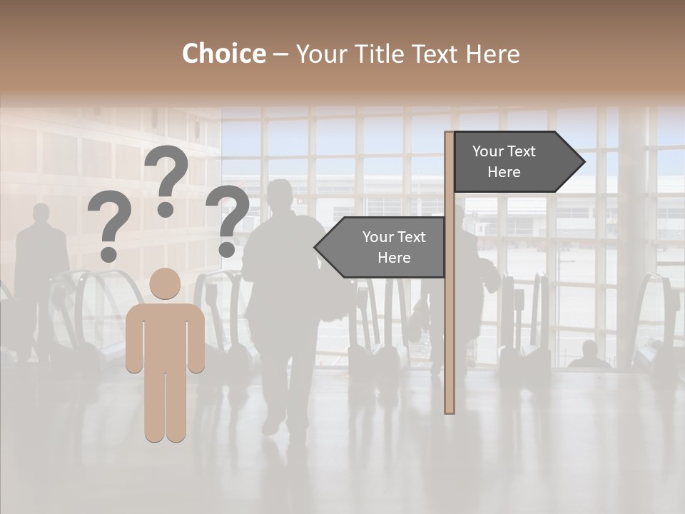 Trip Tunnel Baggage PowerPoint Template