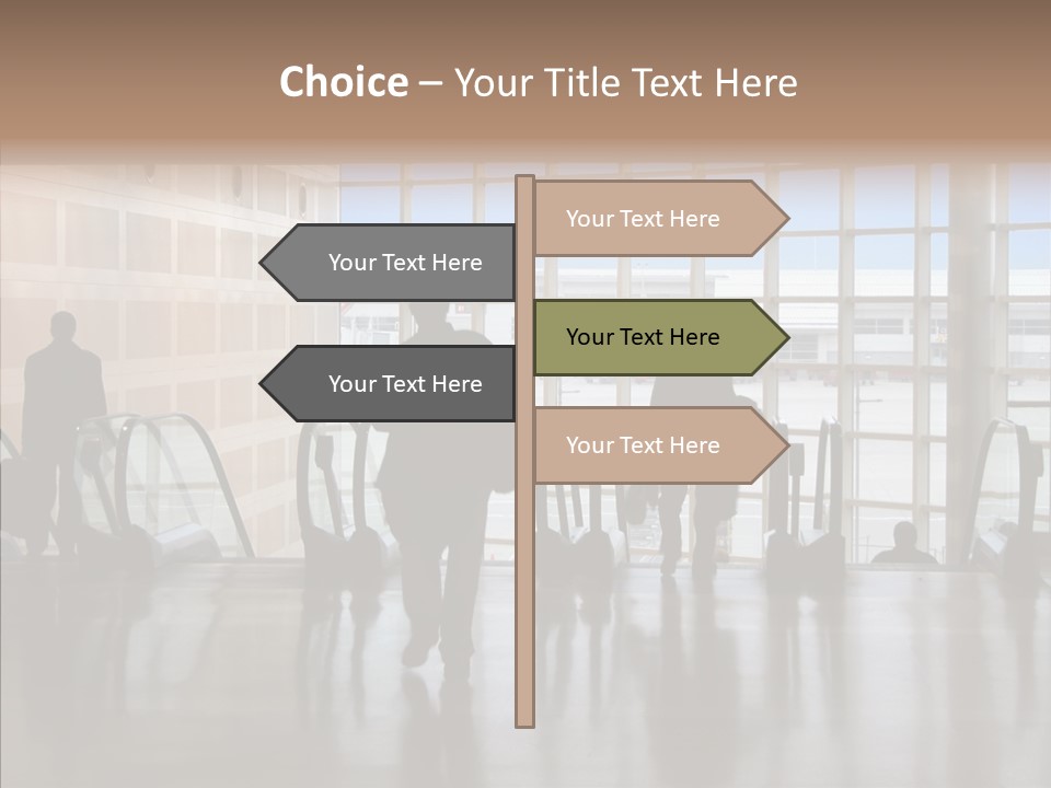 Trip Tunnel Baggage PowerPoint Template
