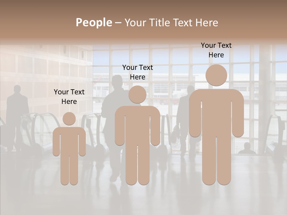 Trip Tunnel Baggage PowerPoint Template