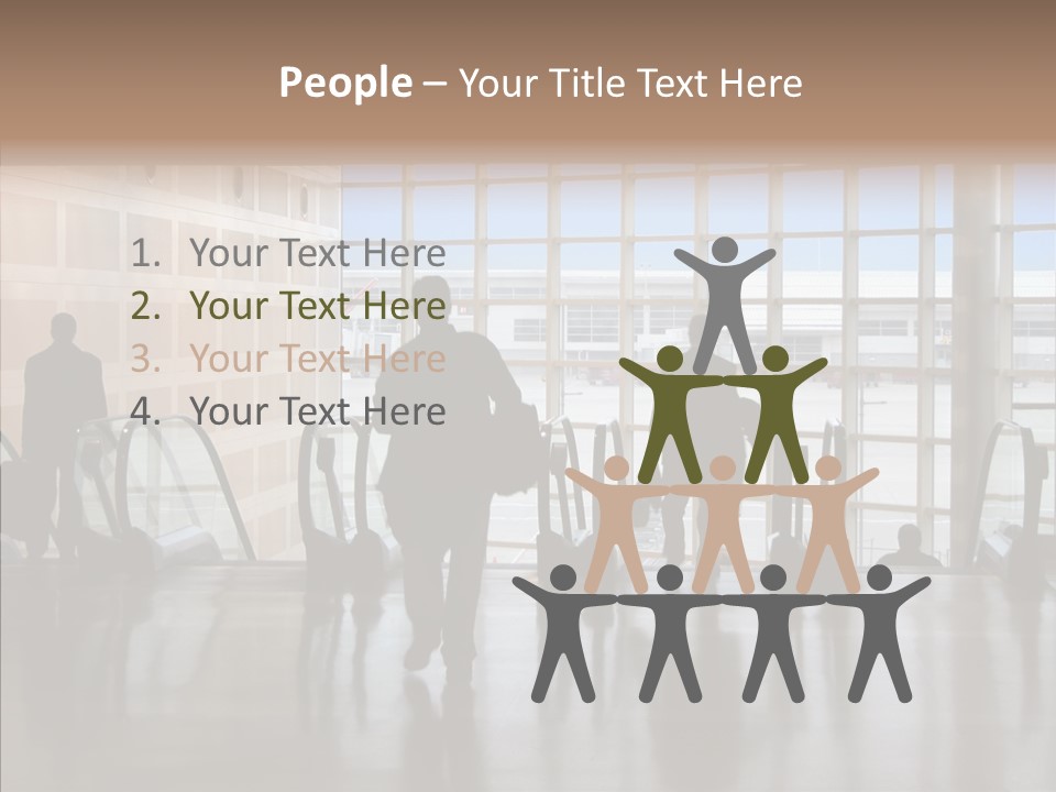 Trip Tunnel Baggage PowerPoint Template