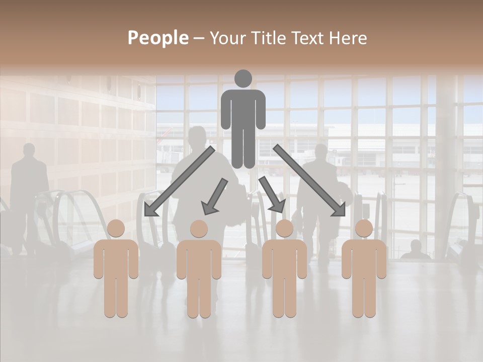 Trip Tunnel Baggage PowerPoint Template