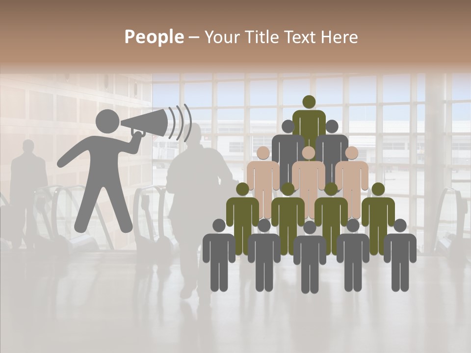 Trip Tunnel Baggage PowerPoint Template