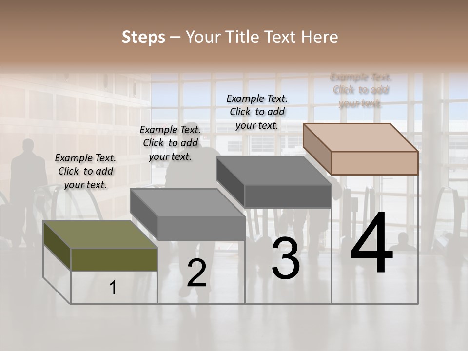 Trip Tunnel Baggage PowerPoint Template
