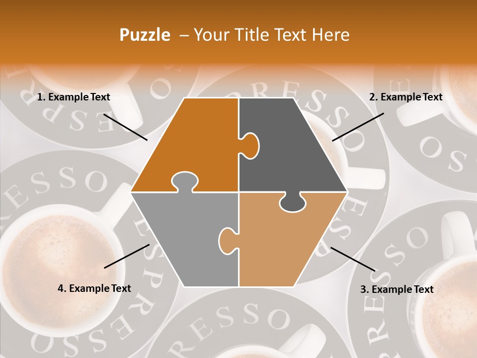 Decaf Brown Cappuccino PowerPoint Template