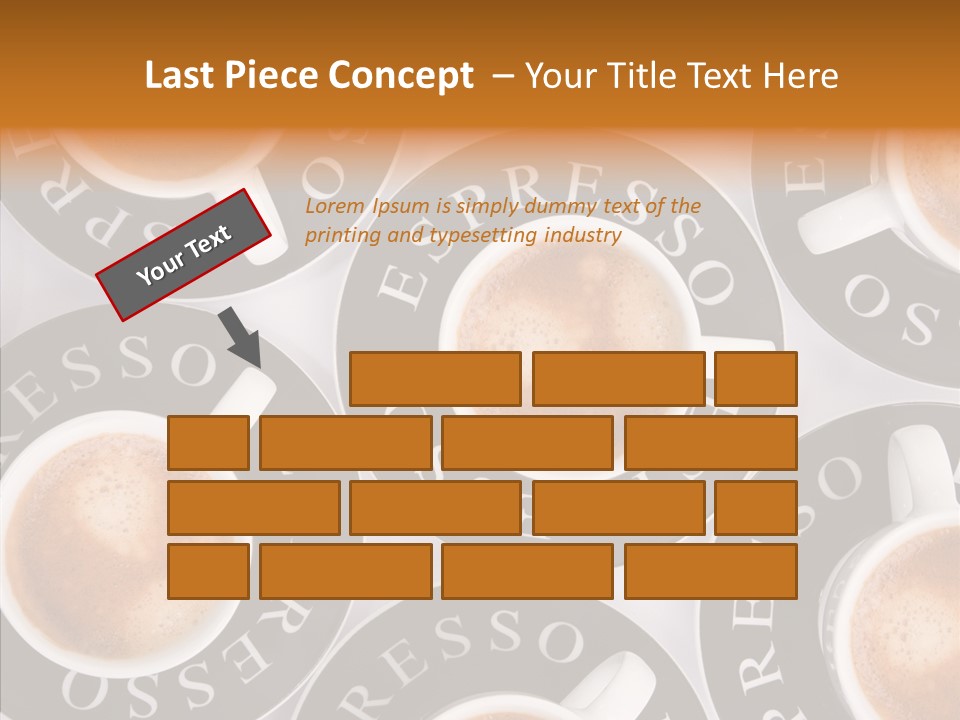 Decaf Brown Cappuccino PowerPoint Template