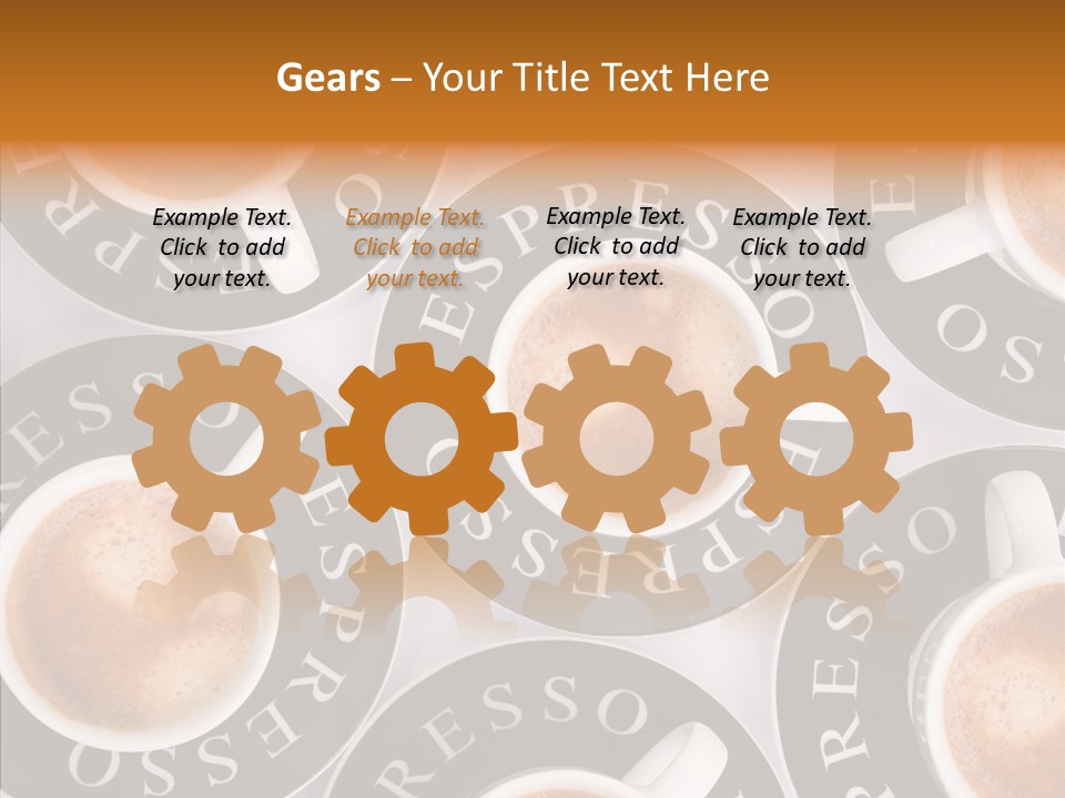 Decaf Brown Cappuccino PowerPoint Template