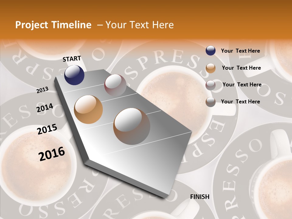 Decaf Brown Cappuccino PowerPoint Template