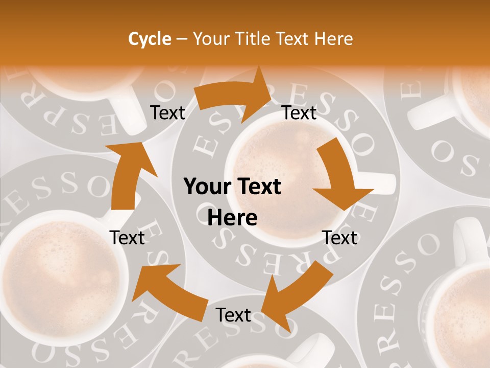 Decaf Brown Cappuccino PowerPoint Template