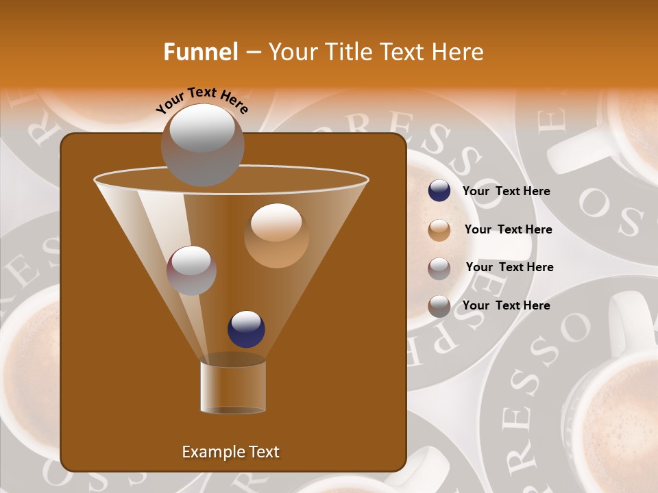 Decaf Brown Cappuccino PowerPoint Template