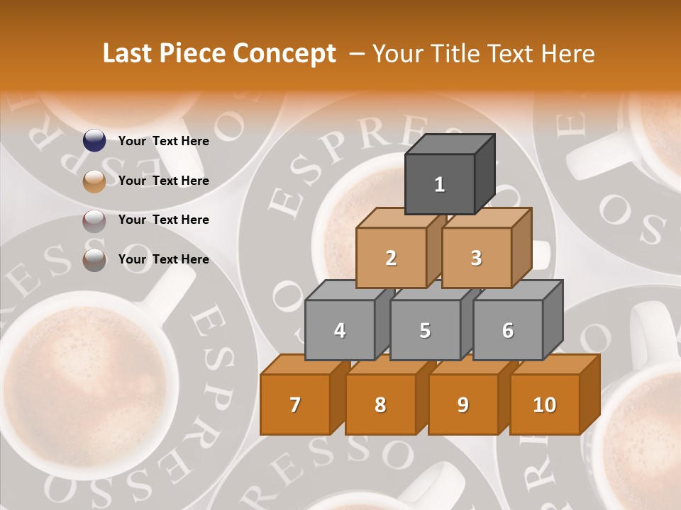 Decaf Brown Cappuccino PowerPoint Template