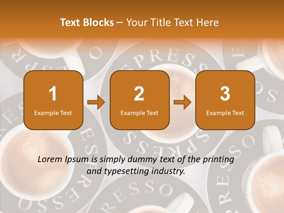 Decaf Brown Cappuccino PowerPoint Template