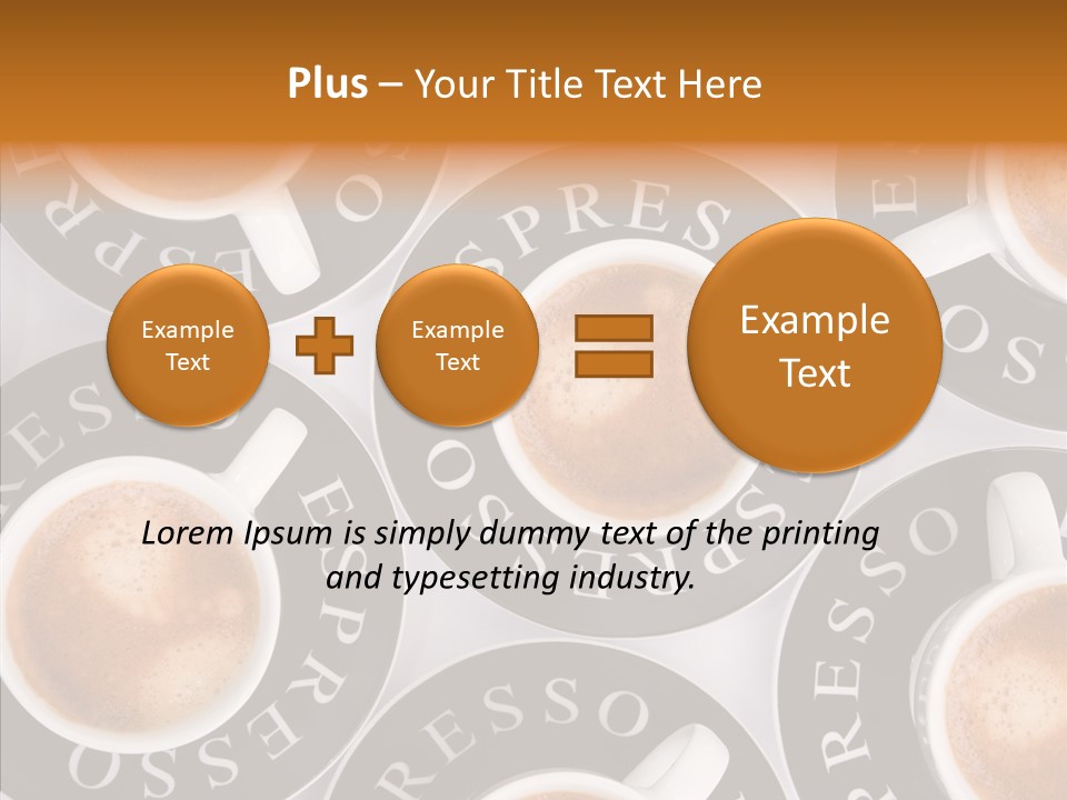 Decaf Brown Cappuccino PowerPoint Template