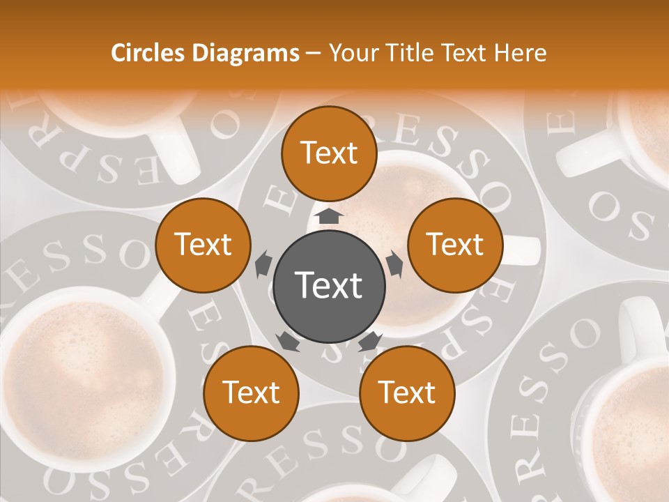 Decaf Brown Cappuccino PowerPoint Template