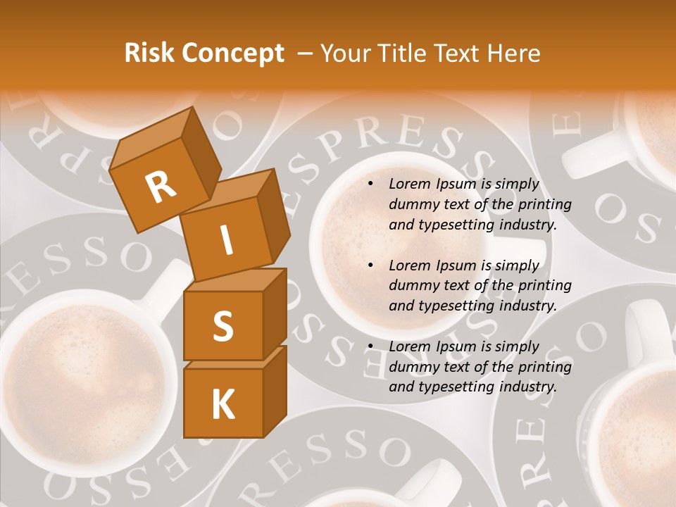 Decaf Brown Cappuccino PowerPoint Template