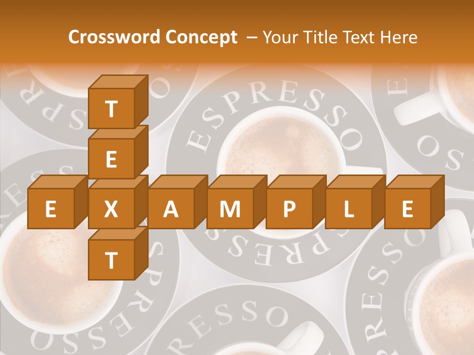 Decaf Brown Cappuccino PowerPoint Template