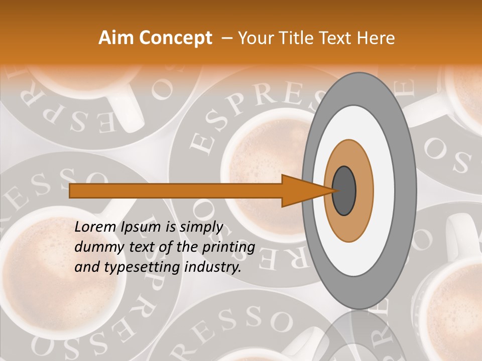 Decaf Brown Cappuccino PowerPoint Template