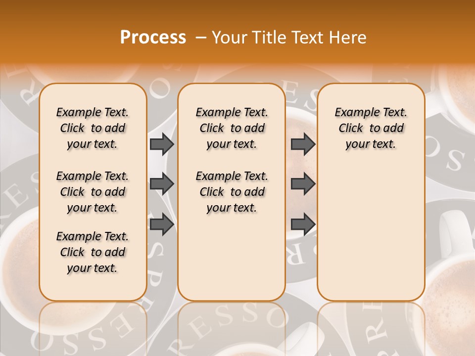 Decaf Brown Cappuccino PowerPoint Template