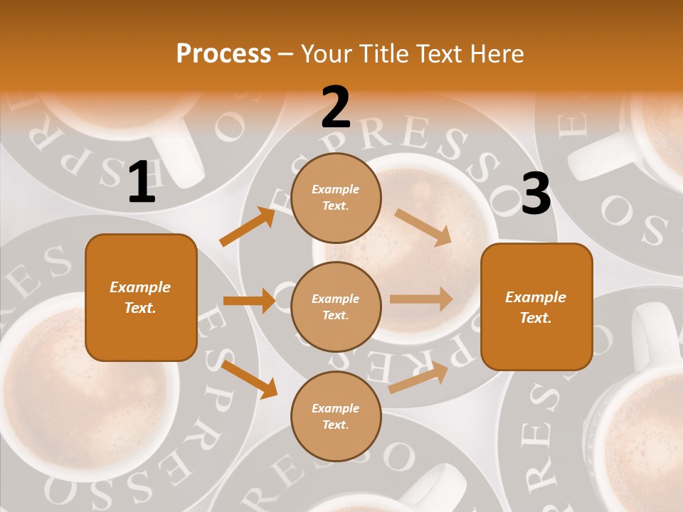 Decaf Brown Cappuccino PowerPoint Template