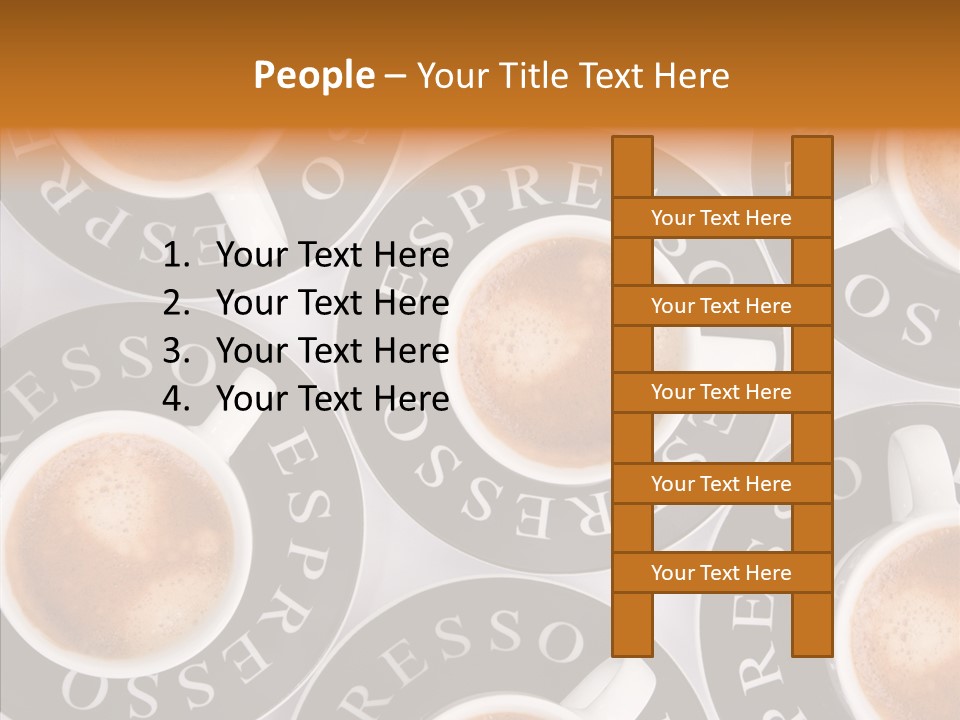 Decaf Brown Cappuccino PowerPoint Template
