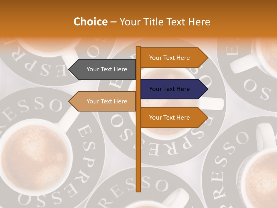 Decaf Brown Cappuccino PowerPoint Template