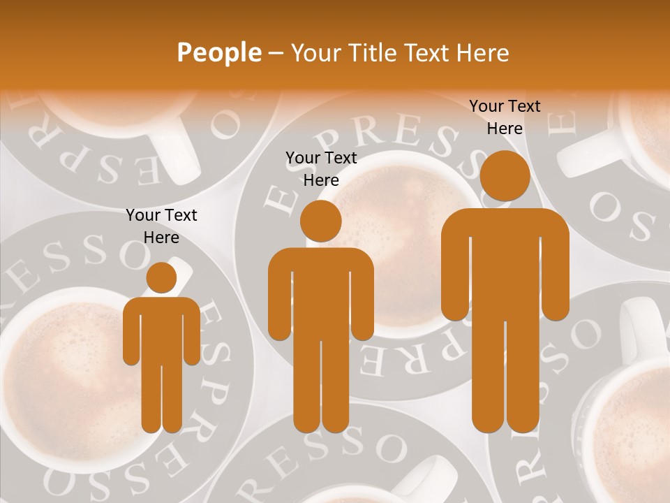 Decaf Brown Cappuccino PowerPoint Template