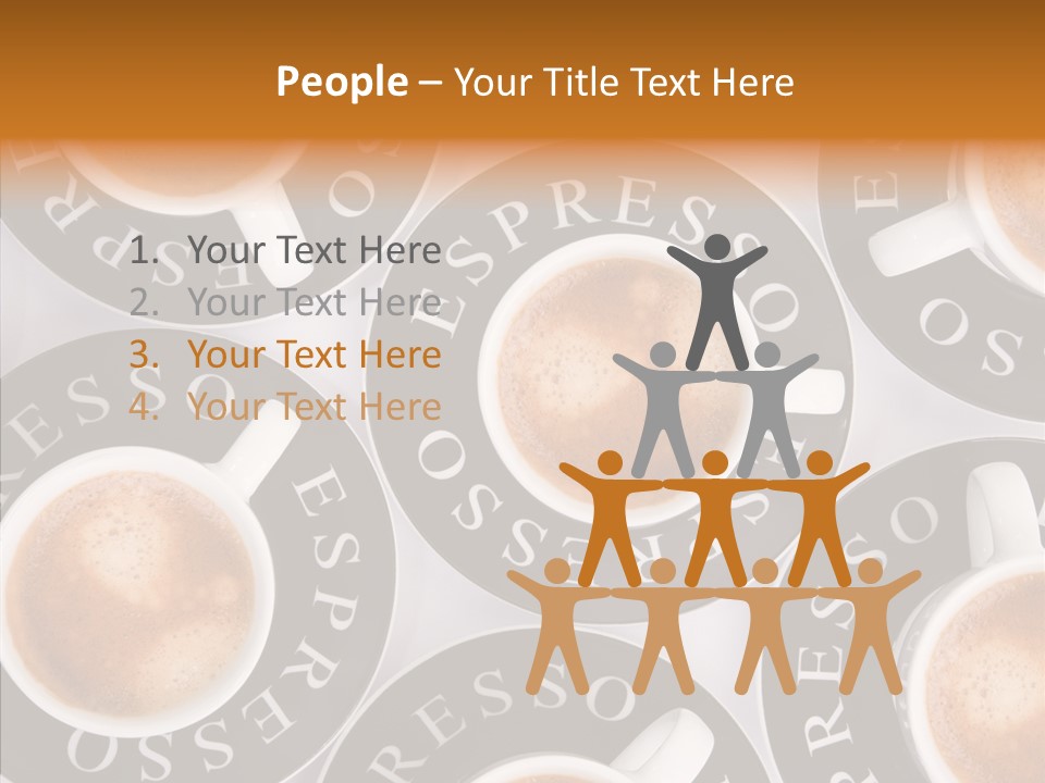Decaf Brown Cappuccino PowerPoint Template