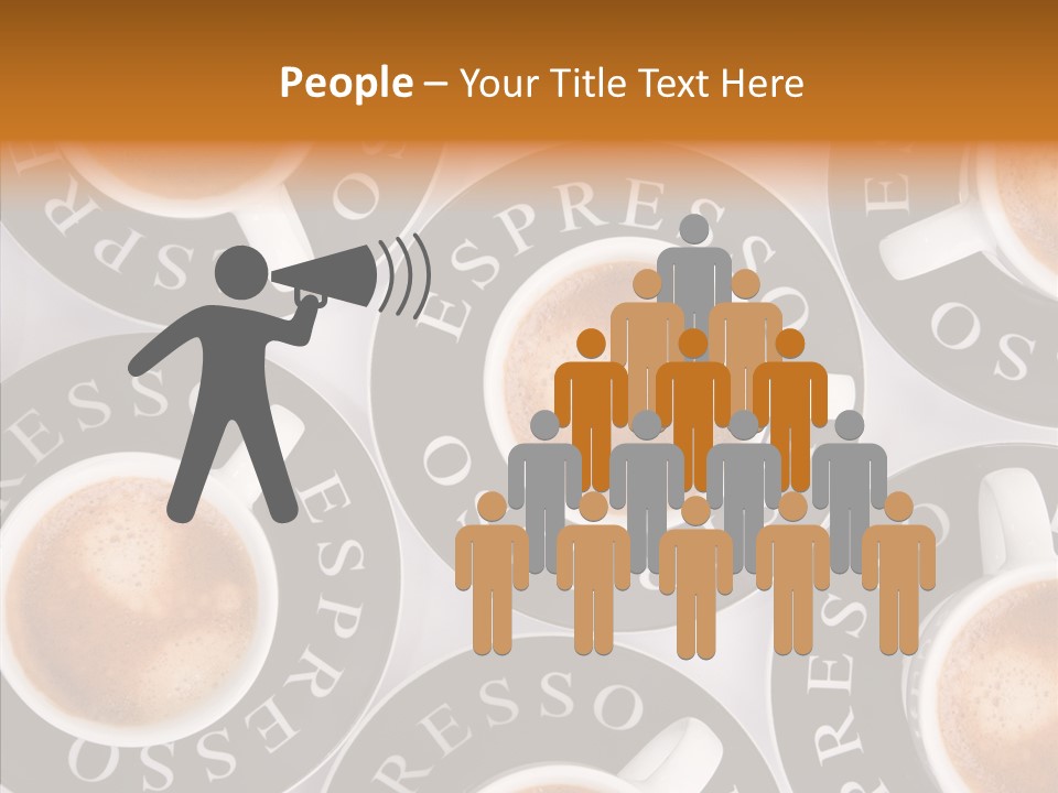 Decaf Brown Cappuccino PowerPoint Template