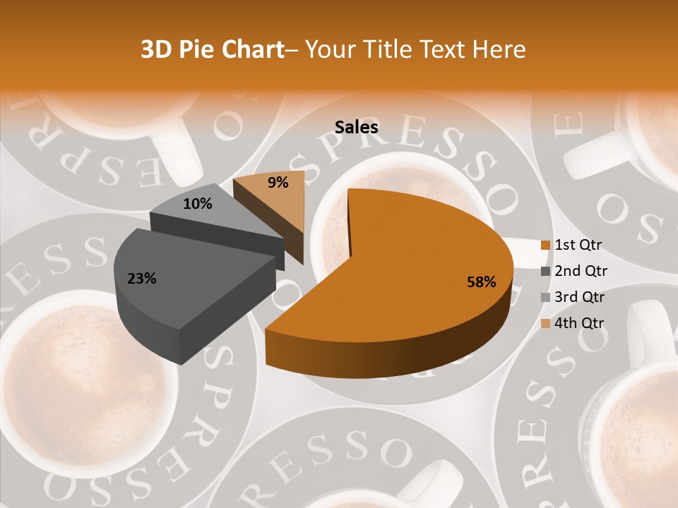 Decaf Brown Cappuccino PowerPoint Template