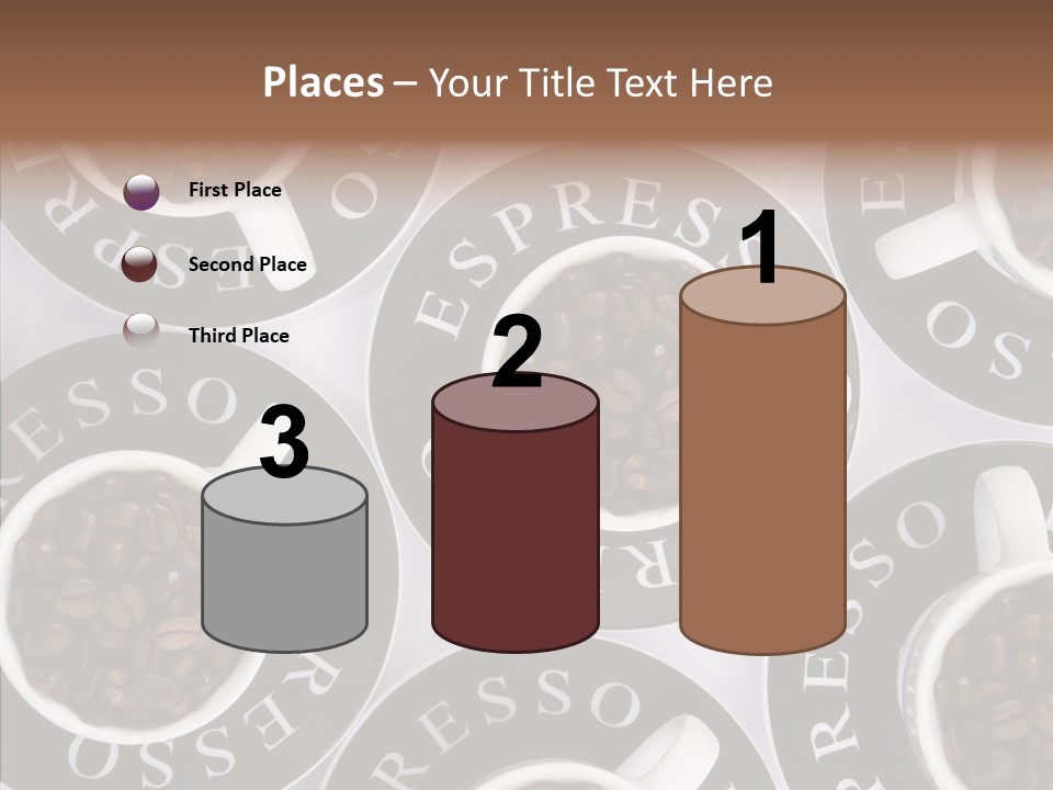 Roasted White Cup PowerPoint Template