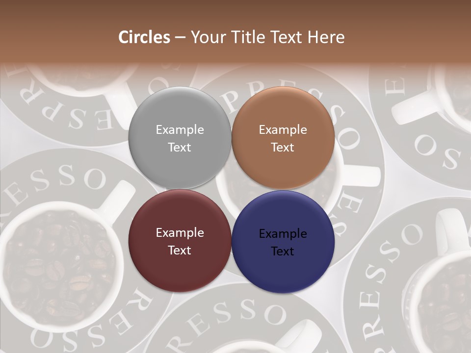 Roasted White Cup PowerPoint Template