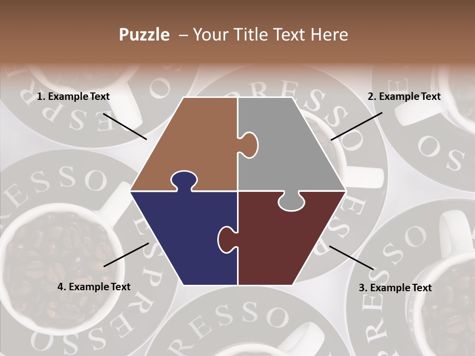 Roasted White Cup PowerPoint Template